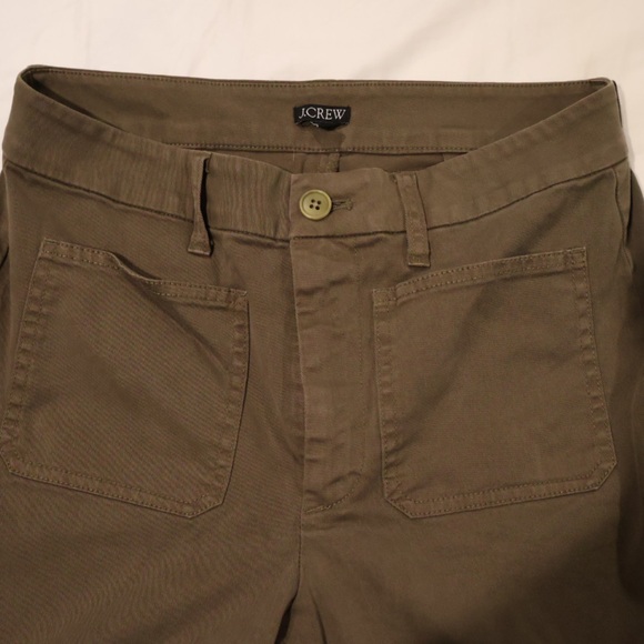 J. Crew Pants - J. Crew Women's Olive Green Cropped Utility Pants